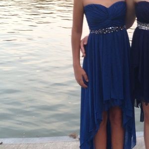 Blue homecoming dress